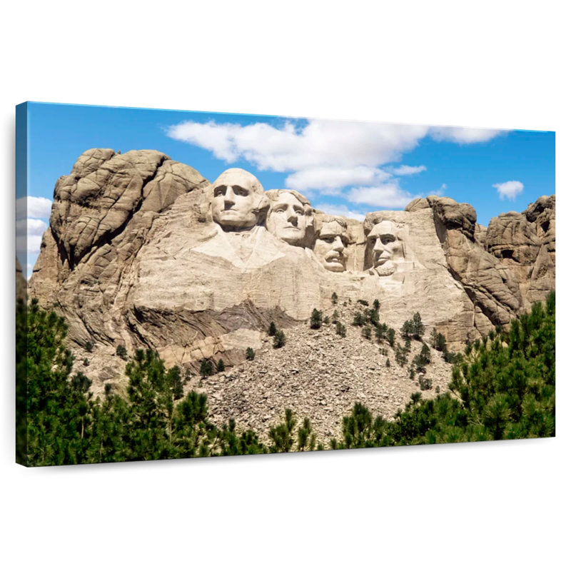 Lelar Mount Rushmore Landmark, 32" H x 48" W