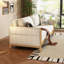 Canapé-lit en lin beige-1867900624