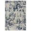 Tapis abstrait bleu / gris / sauge-107681693