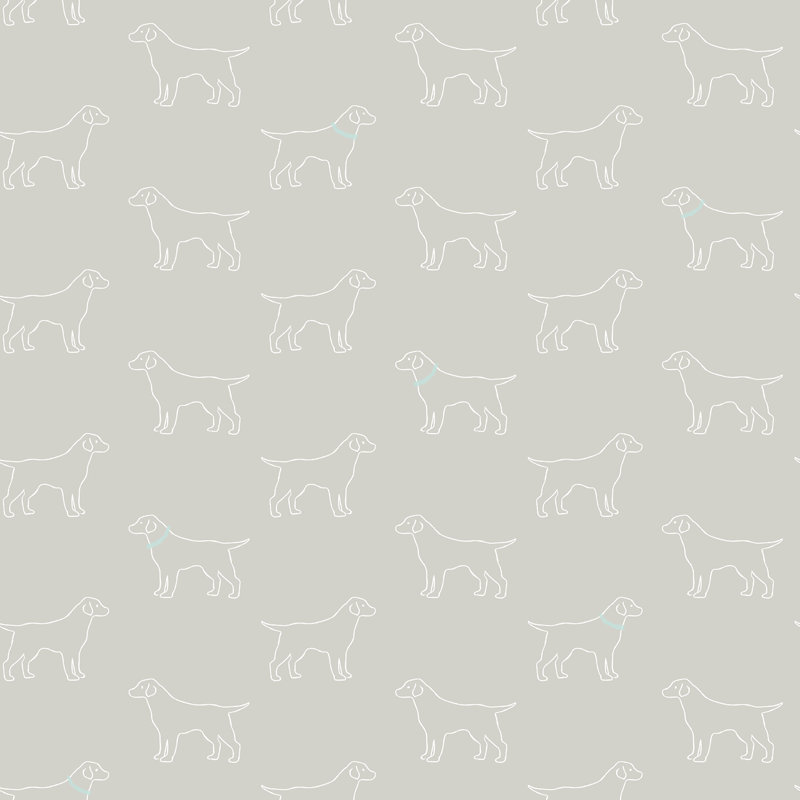 Rouleau de papier peint L 33 pi x l 20,5 po Tynemouth, gris