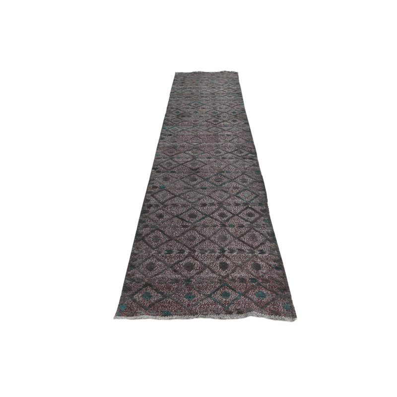 Tapis de couloir gris foncé Judy
