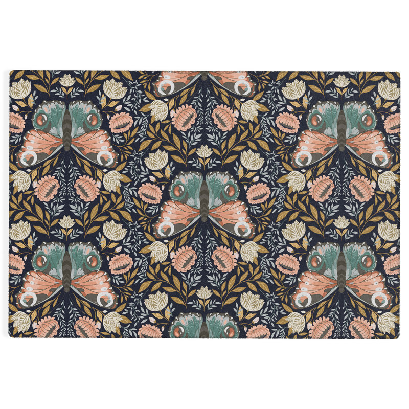 Azaila Ikat Indoor / Outdoor Rug, Rectangle 8' x 12'