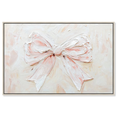 Relief Ribbons Canvas Fashion Wall Art