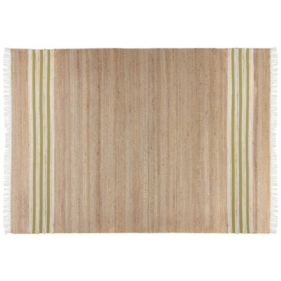Carlock Striped Hand Woven Area Rug
