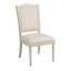 Chaise d'appoint rembourrée Daniella - crème