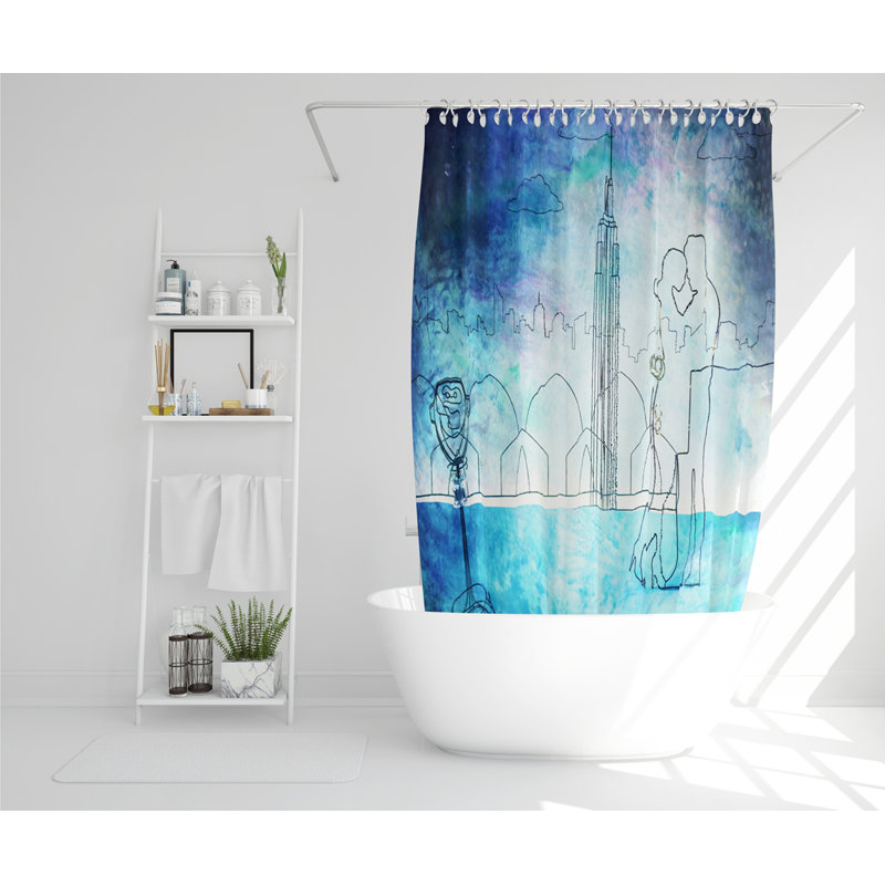 Winterton Polyester Shower Curtain Set