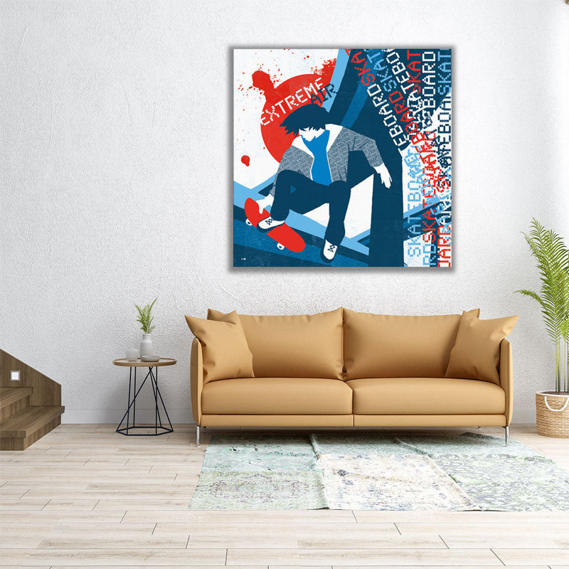 Extreme Air II - reproduction d'art sur toile, H 30 po x l 30 po