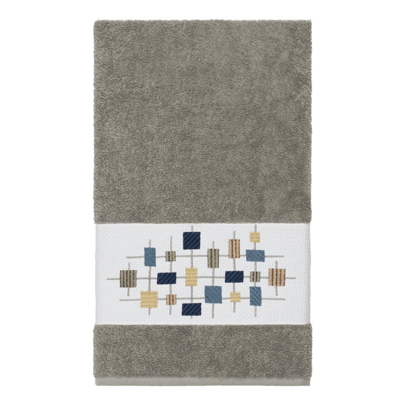 Serviette de bain Khloe, Gris foncé