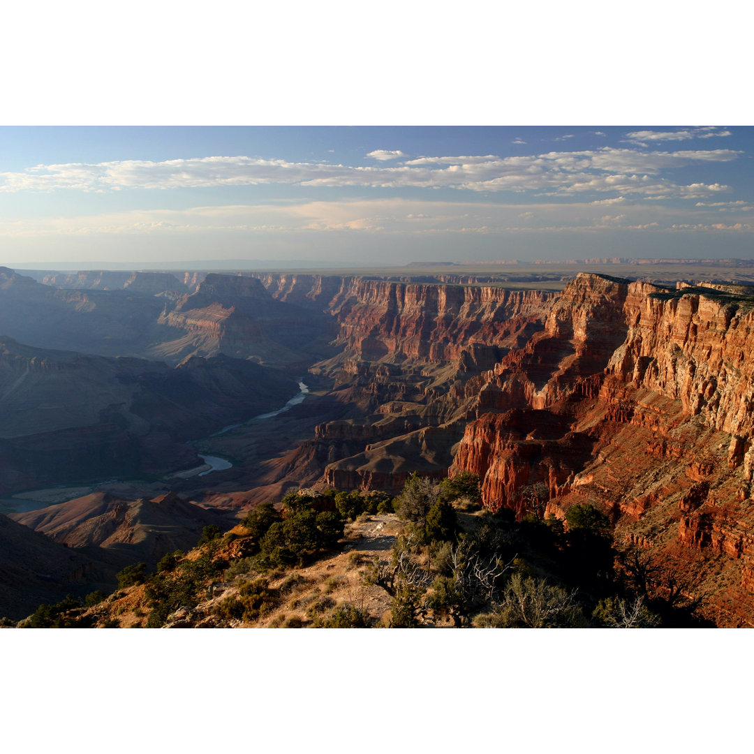 Luftaufnahme des Grand Canyon von Peilien - Leinwandbild