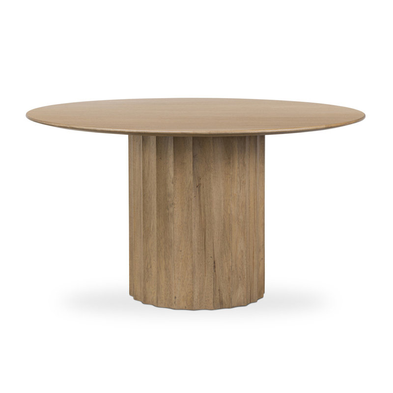 Roussel Dining Table-Natural Matte, Natural Matte