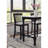 Transitional Dining Chairs Set Of 2 With Slatted Back Design