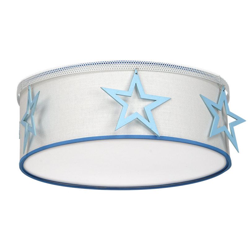 Star Cotton / Cotton Blend Flush Mount