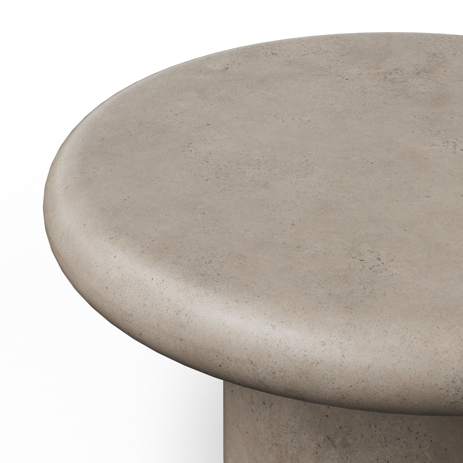 Melanie 38" Concrete Coffee Table