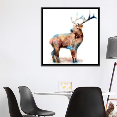 «Elk», reproduction sur toile