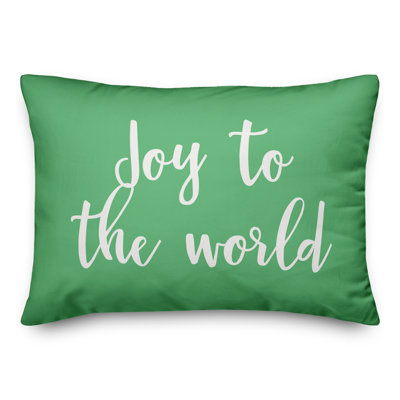 Coussin Joy to the World