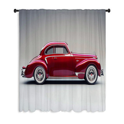 Rideaux de fenêtre de voiture classique, blocage de véhicule et voilages - 1 panneau