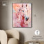 Art chevalier rose, toile, pêche, boho-104326404-111724040