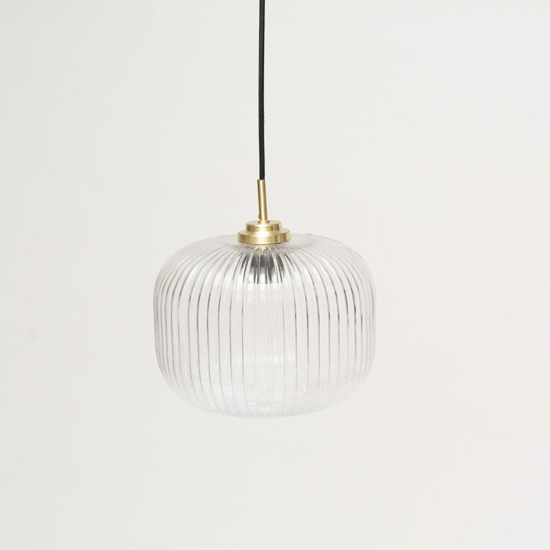 Showstead 1 - Light Single Pendant, Clear, Gold