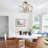 4-light Golden Flush Mount