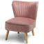 Fauteuil de chambre en velours de 53,34 cm de large Tocco-1354473839
