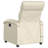 vidaXL Recliner Chair, Adjustable Backrest/ Footrest, Leather-97814333