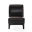 Fauteuil de chambre en cuir Pu