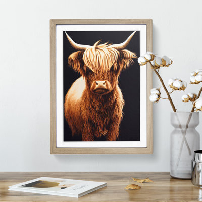 A Splendid Highland Cow - Wall Art