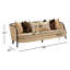 Malibu Crest 99'' Chenille Recessed Arm Sofa