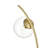 59.83'' Brushed Brass Arched Floor Lamp