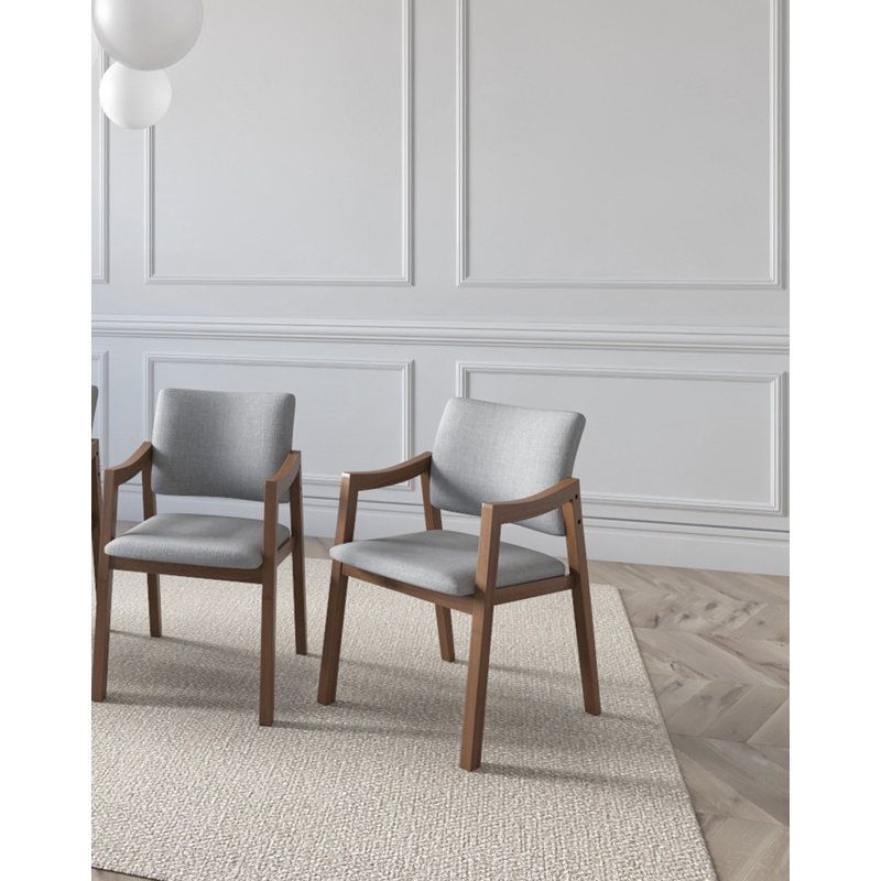 Chaises de salle à manger Men Men, Bois brun foncé