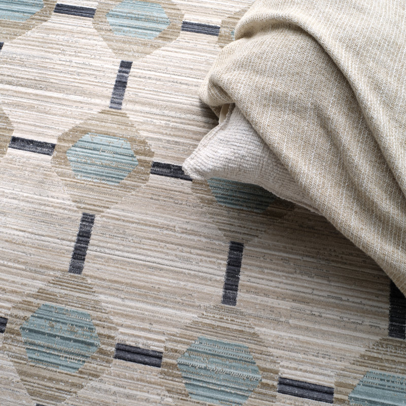 Jaipur Living Alaric Power Loomed Modern/Contemporary Blue/Gray Area Rug (8'6inX11'6in), Rectangle 8'6" x 11'6"