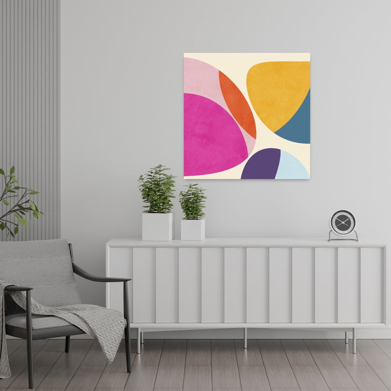 Art contemporain, art contemporain abstrait, H 24 po x l 24 po