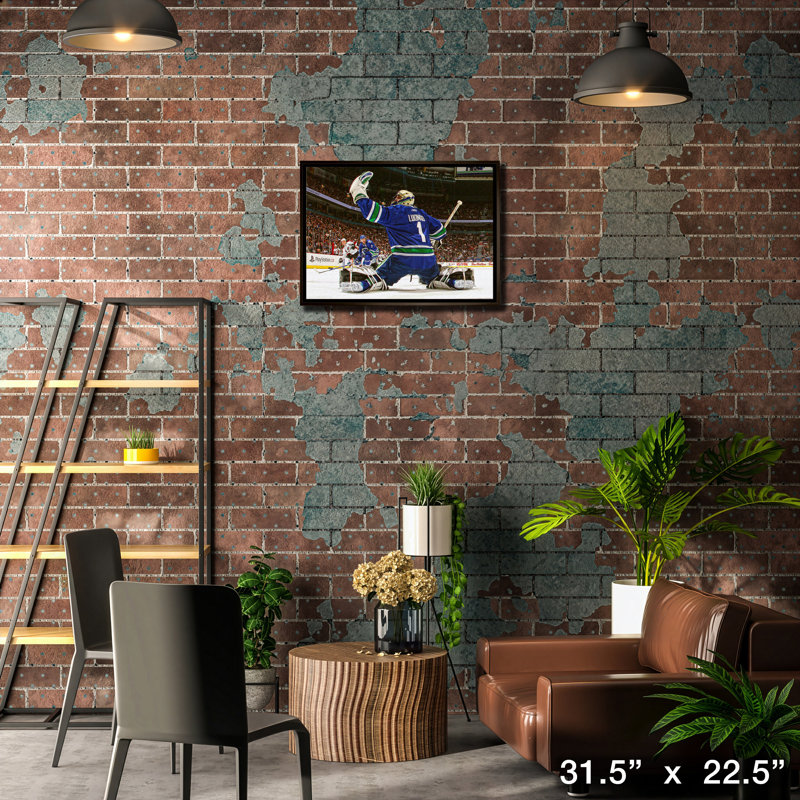 Roberto Luongo 20 x 29 Gants en toile Canucks Save-H