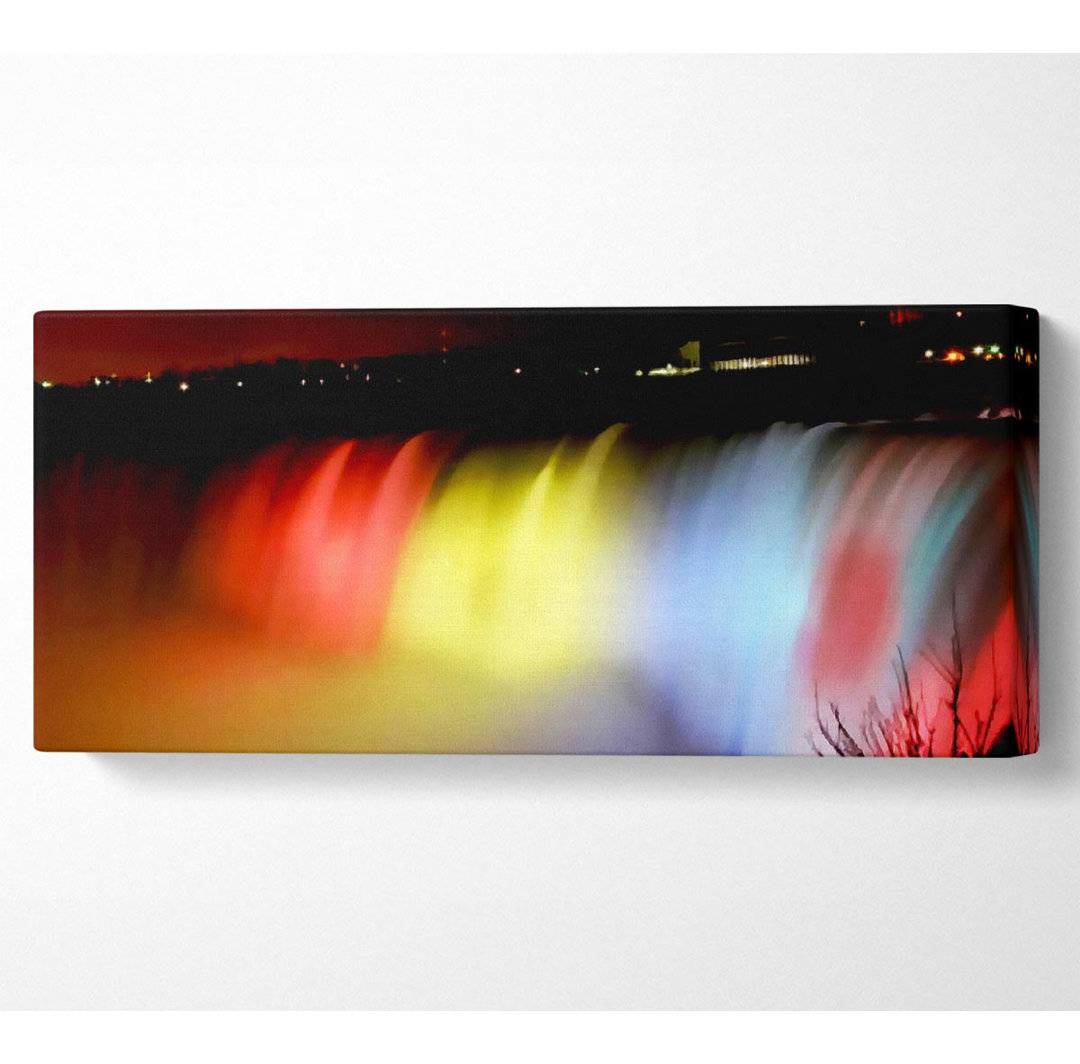 Niagara Falls Night Rainbow - Kunstdrucke auf Leinwand