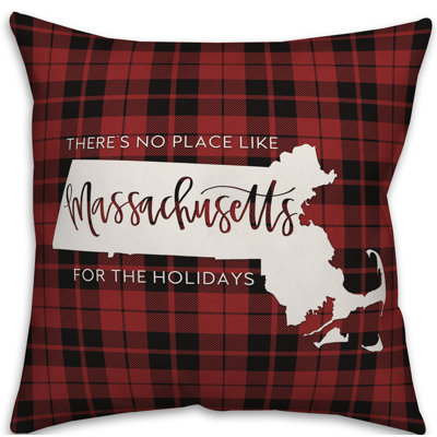  Coussin décoratif Il n'y a pas de place comme chez-soi pour les fêtes