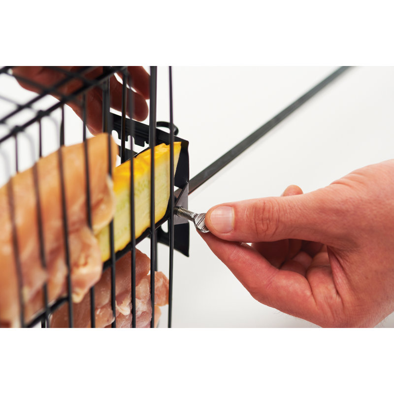 GrillPro Non-Stick Flat Spit BBQ Basket