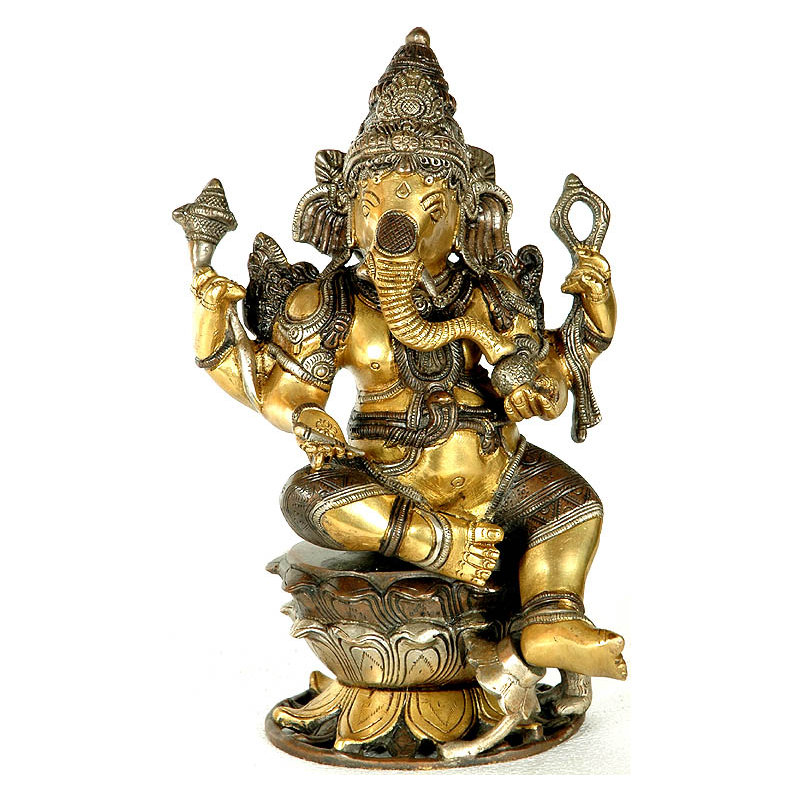 Kamalasana Shri Ganesha