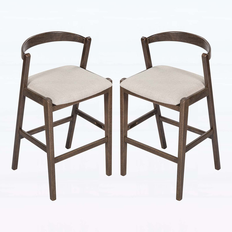 Ensemble de 2 chaises d'appoint pour plus de confort et de style, Marron foncé
