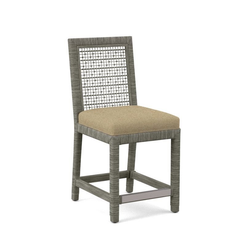 Pine Isle 24" Counter Stool, Moss Chenille; 0344-43, Greystone
