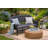 Karan 52'' Wide Metal Loveseat-1472335109