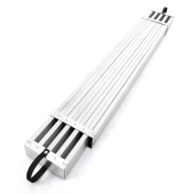 6-9ft Telescoping Plank, Aluminum Extension Plank 440lbs Capacity,Adjustable Work Platform,Scaffolding Plankform with Skid-Proof Platform,Scaffold Ladder Accessory