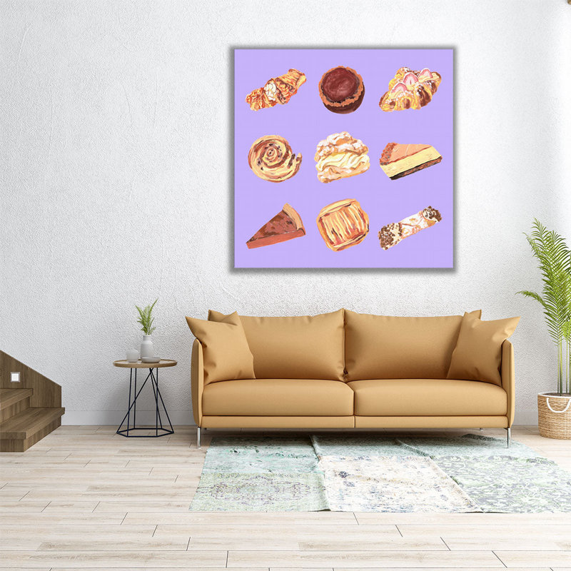 «Delicieux I», reproduction d'art sur toile, H 12 po x l 12 po