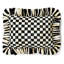 Courtly Check Ruffle Lumbar Pillow