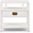 Finch Lockwood Modern 2-Tier Wood Campaign Side Table