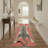 Alinda Talon Animal Print Red / Beige / Black Machine Washable Area Rug-545792322-541500894