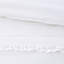 Housse de couette élégante en microfibre avec taies décoratives assorties et fermeture à boutons 4 pièces en tissu blanc matelassé
