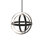 Kinetic 1-Light Globe Chandelier