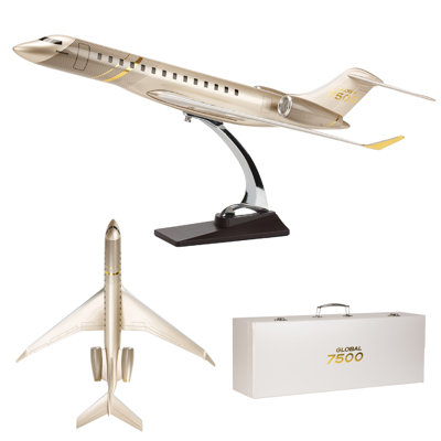 1:72 Scale Gulfstream G7500 Aircraft Model | High-precision Alloy Resin Technology | Easy To Assemble, Home And Office Decoration