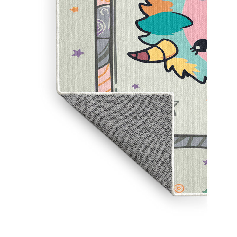 Tapis de Noël lavable The Holiday Aisle®, Tapis de couloir 2 pi x 4 pi