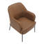 Fauteuil en polyester l 25,25 po Drene-1969426424